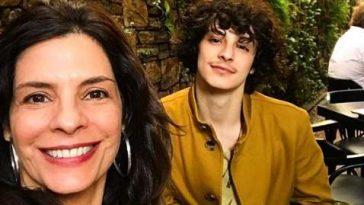 Helena Ranaldi e seu filho