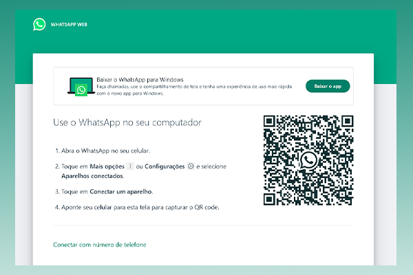Abra o Navegador e Acesse o WhatsApp Web