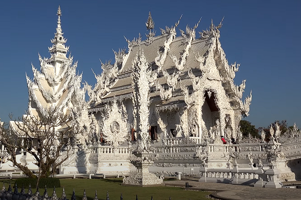 Chiang Rai Templo Branco de Wat Rong Khun