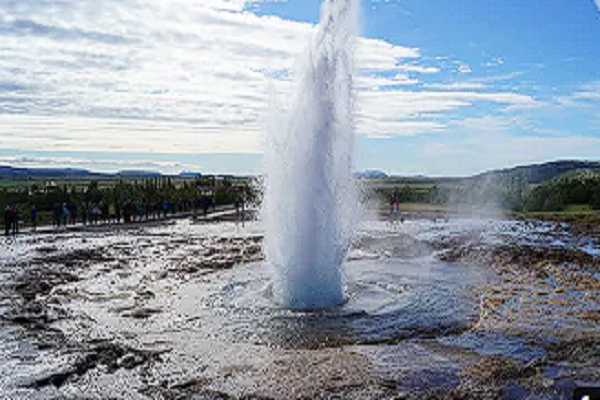 Geysir Strokkur Island Iceland