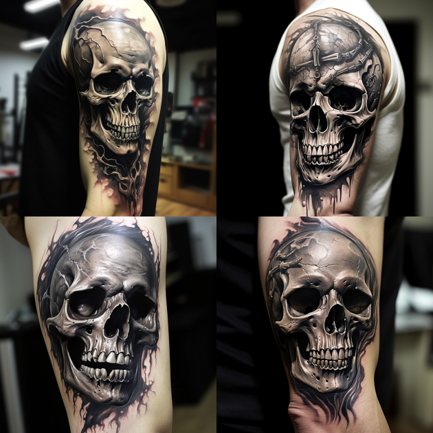 Tatuagem de caveira